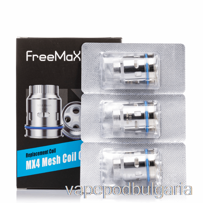 Vape 10000 Дръпки Freemax Mx Replacement Coils 0.15ohm Mx4 Mesh Coils